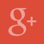 Logo Google+ sur fond rouge