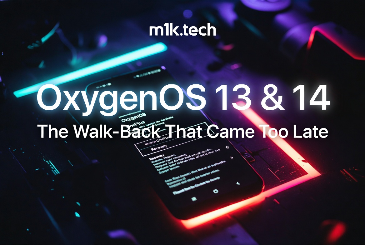 OxygenOS 13 & 14: The Walk-Back That Came Too Late — m1k.tech article header image