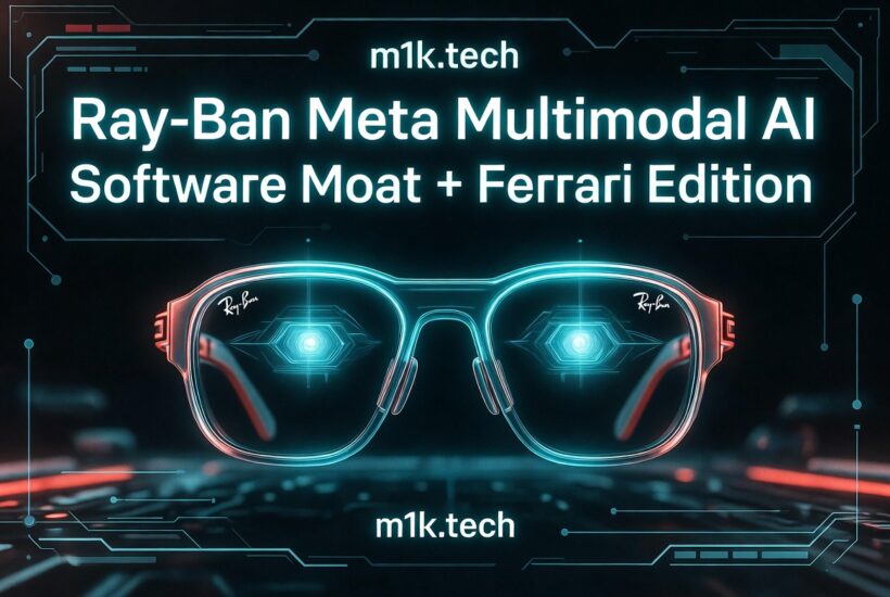 Ray-Ban Meta smart glasses multimodal AI update and Scuderia Ferrari limited edition
