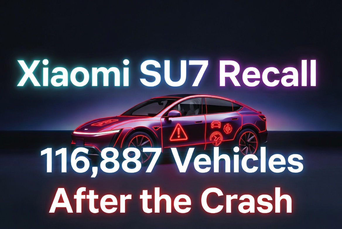 Xiaomi SU7 Recall — 116,887 Vehicles After the Crash