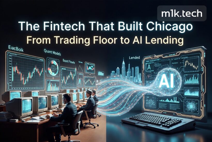The Fintech That Built Chicago: From Trading Floor to AI Lending — m1k.tech article cover image