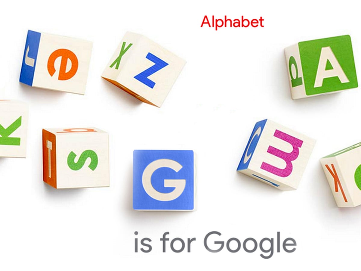 Alphabet headquarters with Google and AI infrastructure logos, representing the $84.75 billion equity raise for AI data center buildout