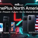 OnePlus North America: Past, Present, Future, and Go-to-Market Strategy infographic showing evolution from Flagship, Killer, Flagshipp, and Unlocked models to North American lineup
