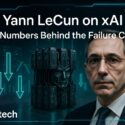 Yann LeCun on xAI: The Numbers Behind the Failure Claim — article thumbnail from m1k.tech featuring a man in a suit and downward arrows