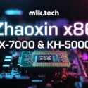 Zhaoxin x86 KX-7000 & KH-50000 processors on a motherboard — m1k.tech