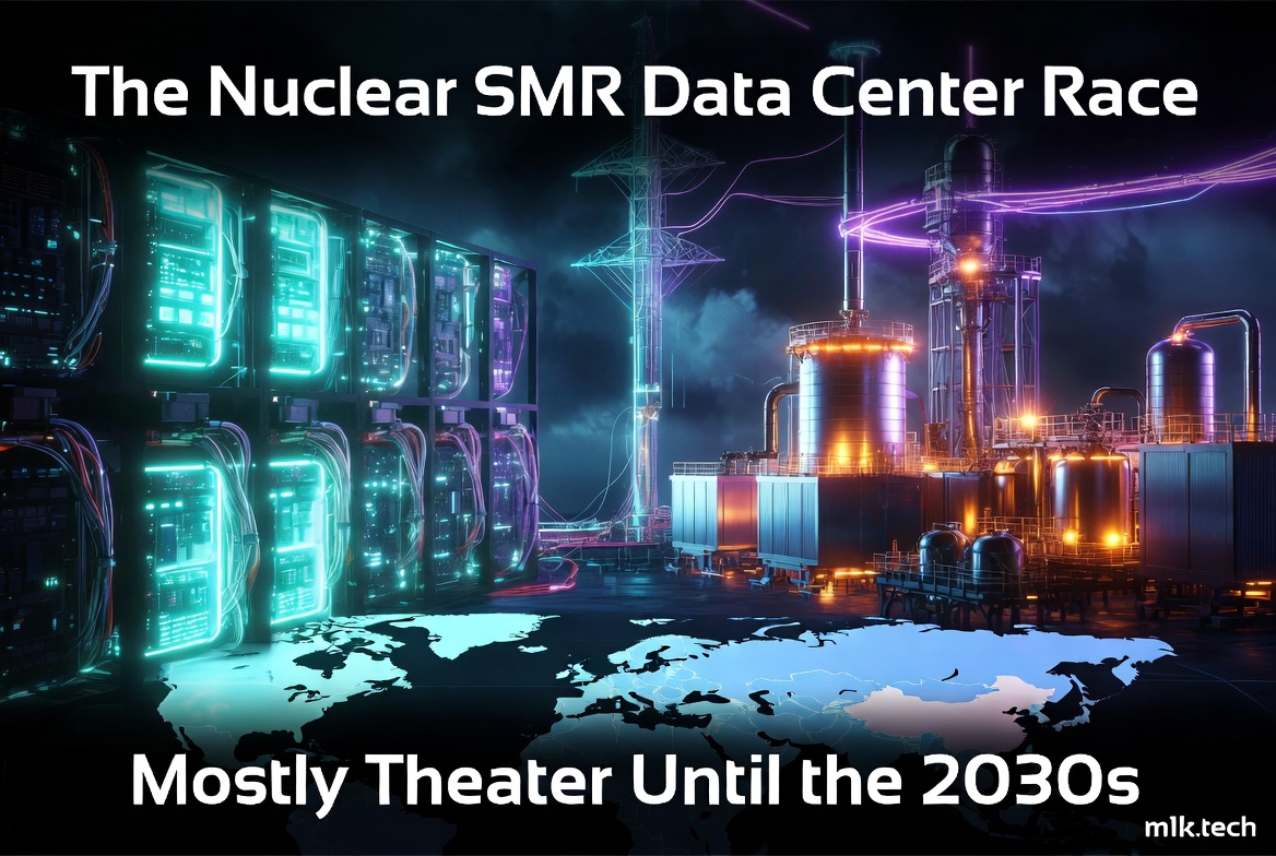 The Nuclear SMR Data Center Race — Mostly Theater Until the 2030s