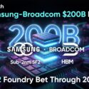 Samsung x Broadcom $200B deal: Sub-2nm SF2 foundry and HBM partnership through 2030, via m1k.tech