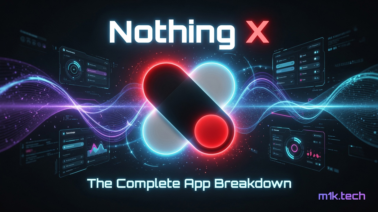 Nothing X: The Complete App Breakdown — m1k.tech
