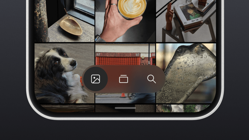 Nothing OS 5.0 screenshot showing the frosted software material design