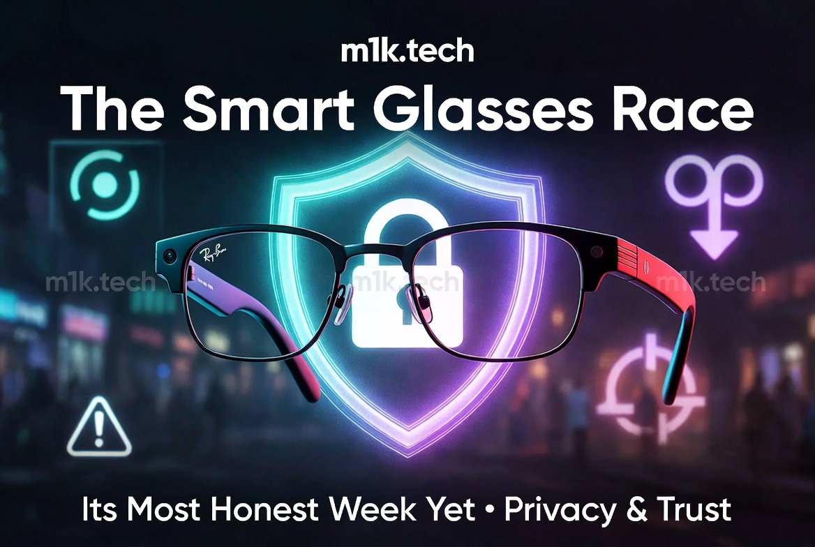 m1k.tech – The Smart Glasses Race: Its Most Honest Week Yet • Privacy & Trust