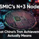 SMIC's N+3 Node: What China's 7nm Achievement Actually Means — article title card with a semiconductor wafer on a circuit board background