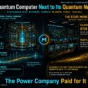 Infographic: Chattanooga's EPB spent $22M on IonQ Forte Enterprise quantum computer with citywide fiber network, versus Illinois's $726M 440-acre 2029 campus and Maryland's billions in incentives to keep IonQ; headline reads "The Power Company Paid for It